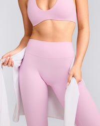 SoftMotion™ High Waisted Leggings | Chalk Pink