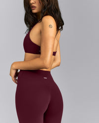SoftMotion™ High Waisted Leggings | Cherry Lacquer Purple