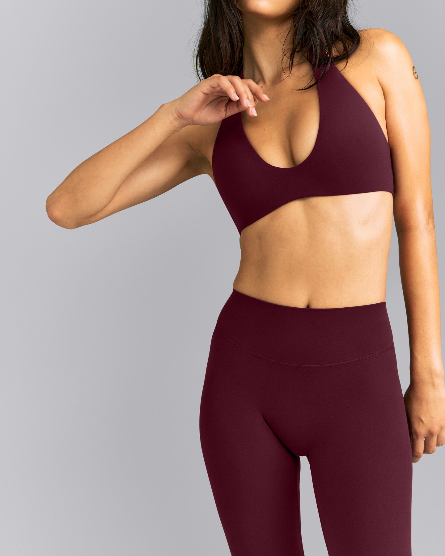 SoftMotion™ High Waisted Leggings | Cherry Lacquer Purple