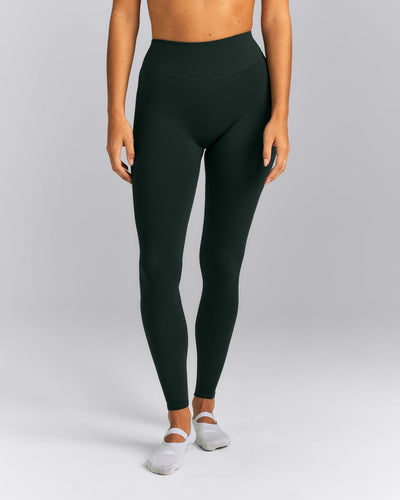 SoftMotion™ High Waisted Leggings | Emerald Noir