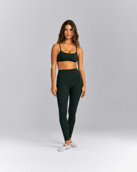 SoftMotion™ High Waisted Leggings | Emerald Noir