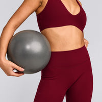SoftMotion™ High Waisted Leggings | Ruby Red