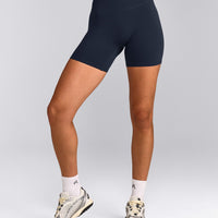 SoftMotion™ High Waisted Shorts 6" | True Blue