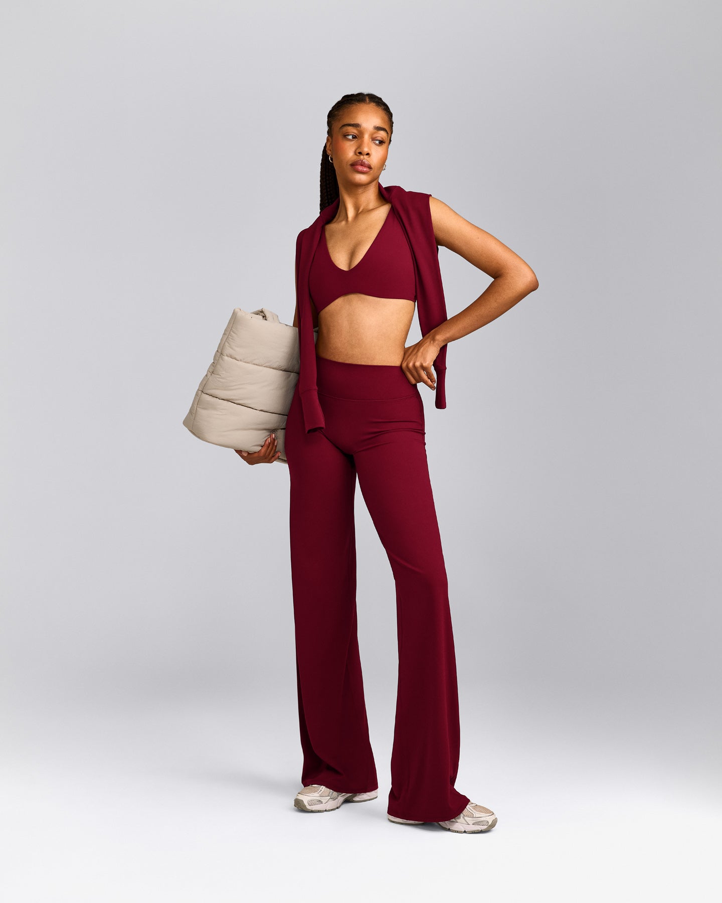 SoftMotion™ Straight Leg Pants | Ruby Red