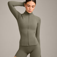 SoftMotion™ Jacket with Grey Logo | Alpine Green