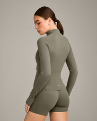 SoftMotion™ Jacket with Grey Logo | Alpine Green