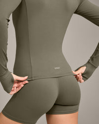 SoftMotion™ Jacket with Grey Logo | Alpine Green