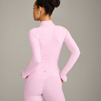 SoftMotion™ Jacket with Grey Logo | Chalk Pink