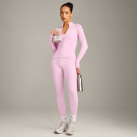 SoftMotion™ Jacket with Grey Logo | Chalk Pink