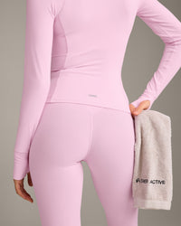 SoftMotion™ Jacket with Grey Logo | Chalk Pink