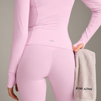 SoftMotion™ Jacket with Grey Logo | Chalk Pink