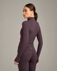 SoftMotion™ Jacket with Grey Logo | Dark Umber Brown