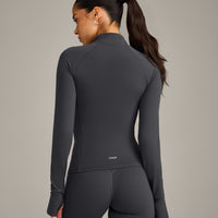 SoftMotion™ Jacket with Grey Logo | Coal