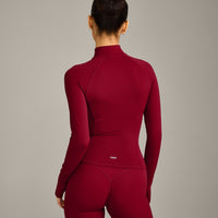 SoftMotion™ Jacket with Grey Logo | Ruby Red