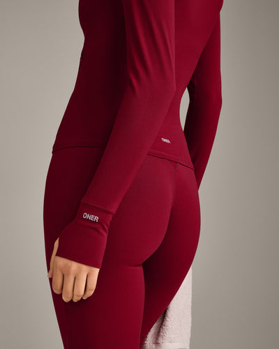 SoftMotion™ Jacket with Grey Logo | Ruby Red
