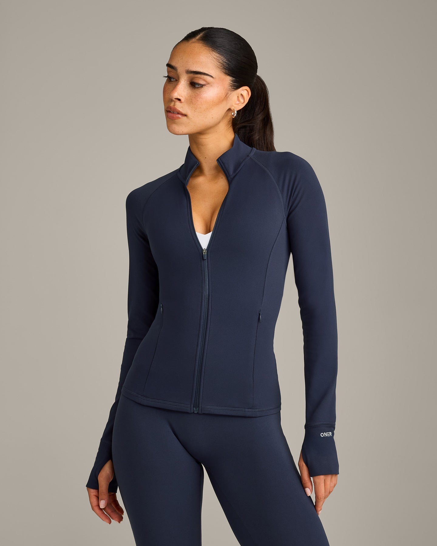 SoftMotion™ Jacket with Grey Logo | True Blue