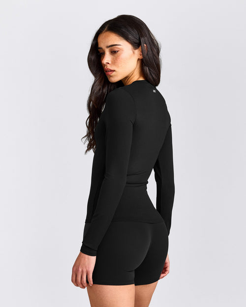 SoftMotion™ Long Sleeve Top | Black