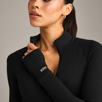 SoftMotion™ Mid Jacket with Grey Logo | Black