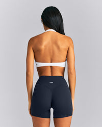 SoftMotion™ Minimal Halter Neck Bralette New Branding | White