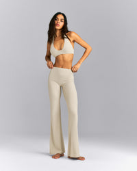 SoftMotion™ Minimal Halter Neck Bralette | Oatmeal