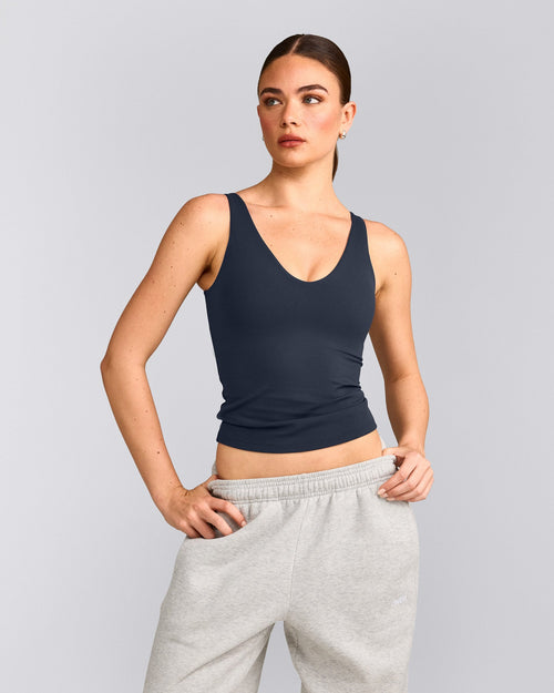 SoftMotion™ Scoop Neck Tank Top | True Blue