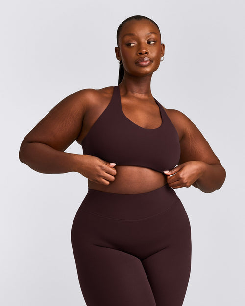 SoftMotion™ Sports Bra | Plum Brown