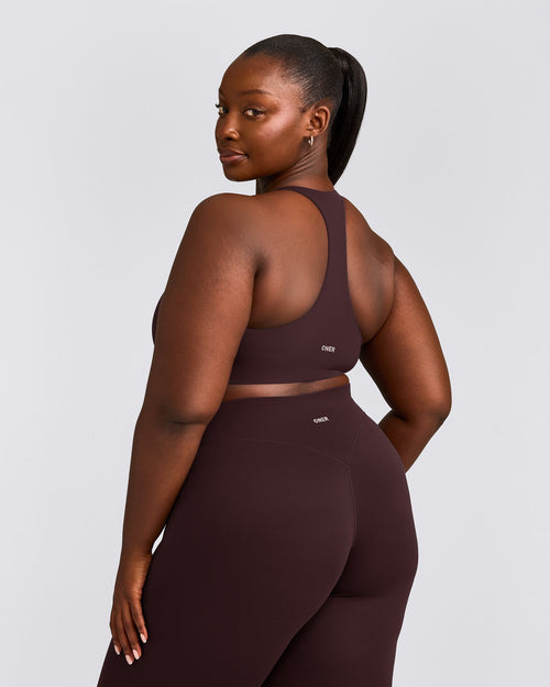 SoftMotion™ Sports Bra | Plum Brown