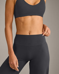 SoftMotion™ Straight Leg Bottoms with Grey Logo | Coal