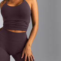 SoftMotion™ Flared Pants New Branding | Dark Umber Brown