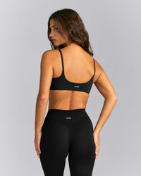 SoftMotion™ Strappy Sports Bra | Black