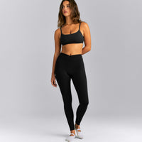 SoftMotion™ Strappy Sports Bra | Black
