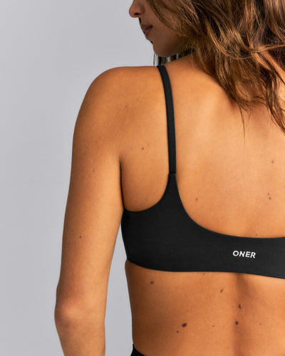 SoftMotion™ Strappy Sports Bra | Black