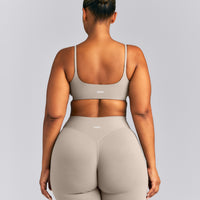 SoftMotion™ Strappy Sports Bra | Warm Sand