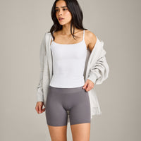 SoftMotion™ Strappy Vest with Built in Bra Shelf | White