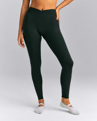 SoftMotion™ Wrap Leggings | Emerald Noir