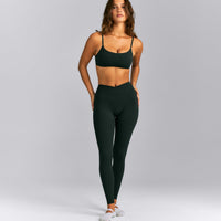 SoftMotion™ Wrap Leggings | Emerald Noir