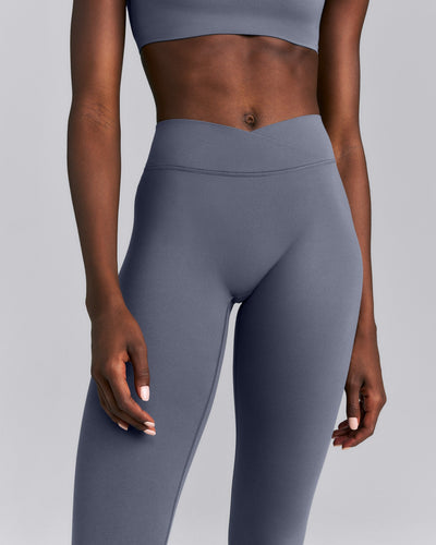 SoftMotion™ Wrap Leggings | Granite Blue
