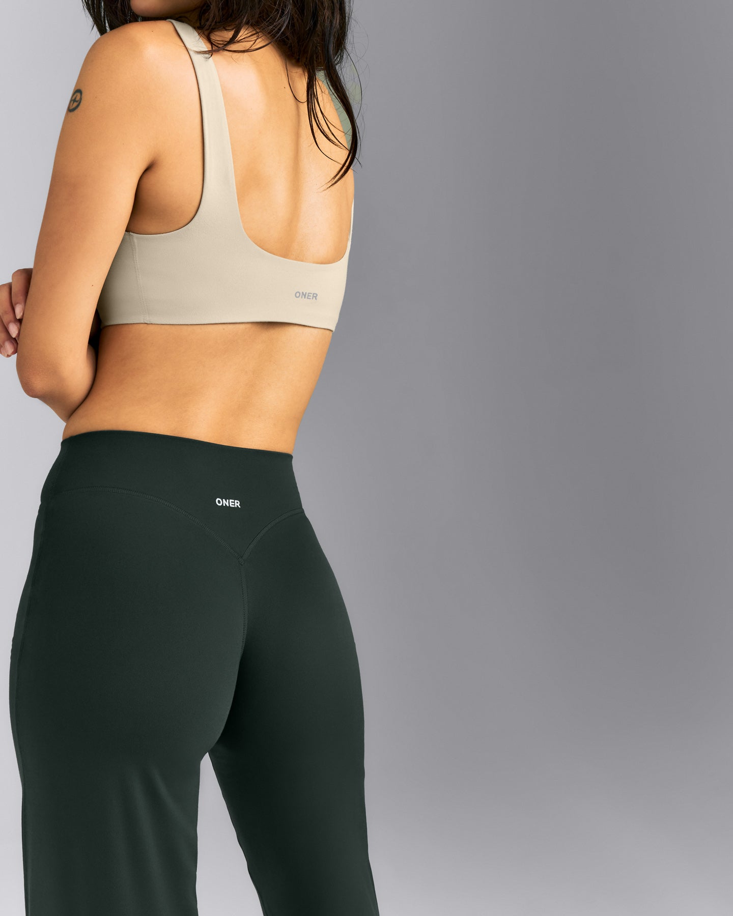 SoftMotion™ Wrap Straight Leg Pants | Emerald Noir