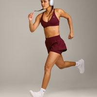 UnifiedMove™ Double Layer Shorts 5" with Reflective Logo | Rosewood