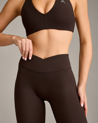 UnifiedMove™ Wrap Flared Bottoms with Reflective Logo | 70% Cocoa