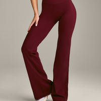 UnifiedMove™ Wrap Flared Bottoms with Reflective Logo | Rosewood