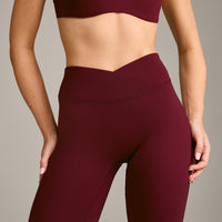 UnifiedMove™ Wrap Flared Bottoms with Reflective Logo | Rosewood