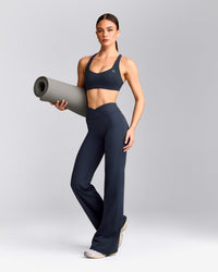 UnifiedMove™ Wrap Flared Pants | True Blue