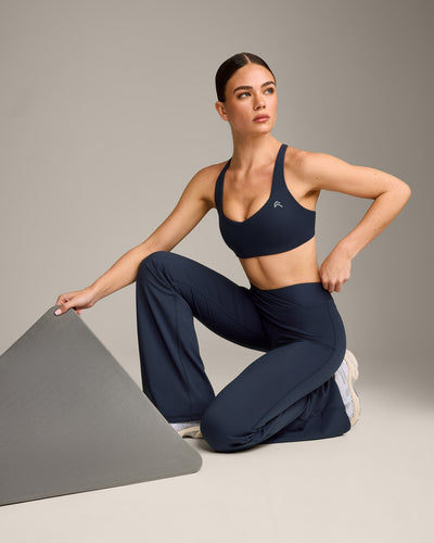 UnifiedMove™ Wrap Flared Bottoms with Reflective Logo | True Blue