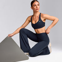 UnifiedMove™ Wrap Flared Pants | True Blue