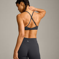 UnifiedMove™ Micro Bralette with Reflective Logo | Coal