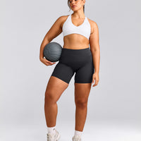 UnifiedMove™ Micro Bralette with Reflective Logo | White