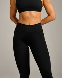 UnifiedMove™ High Waisted Pocket Leggings with Reflective Logo | Black