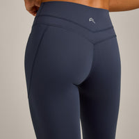 UnifiedMove™ High Waisted Pocket Leggings with Reflective Logo | True Blue