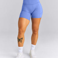 UnifiedMove™ High Waisted Pocket Shorts with Bonding New Branding | Glaucous Blue